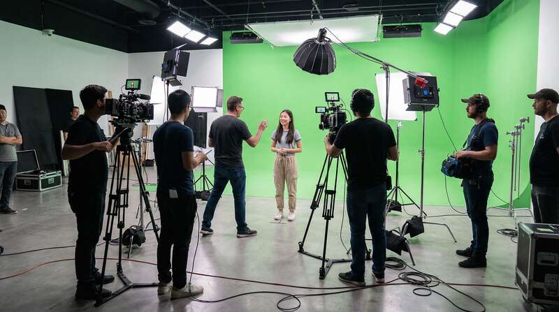 探花视频拍摄现场